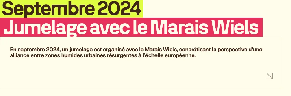 Une carte de la frise : seule la flèche en bas à droite est un lien